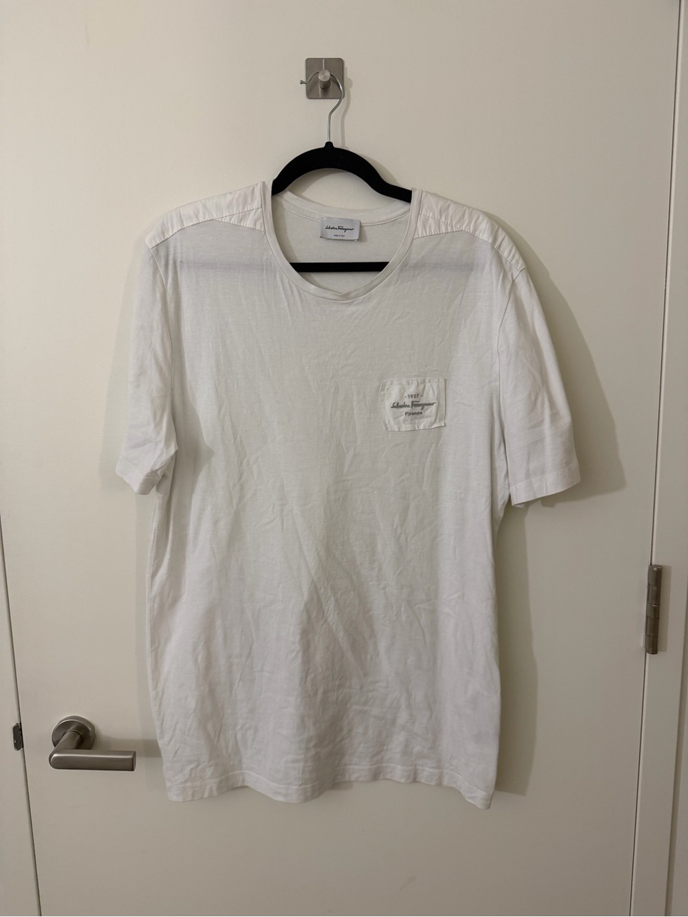 Ferragamo white T shirt size XL